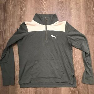 PINK Victoria Secret 1/4 Zip Sweatshirt Women’s XS‎